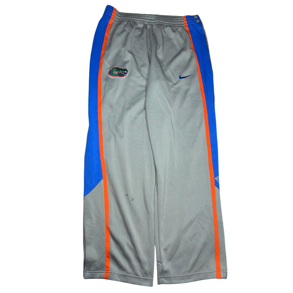 Nike Florida Gators Tearaway Pants Dri-FIT Elite Basketball Grey Mens L
